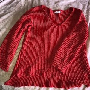 A red longsleeve.